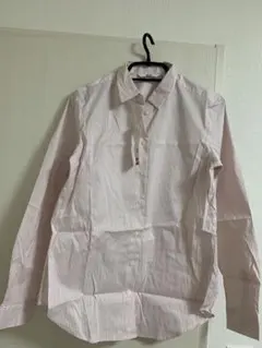 ユニクロ　ストレッチストライプシャツ　長袖