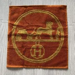 新品未使用 紙タグ付き エルメス フェイスタオル ハンドタオル