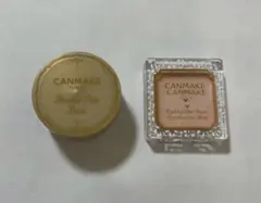 CANMAKE ポアレスエアリーベース01とアイシャドウベースPPとのセット