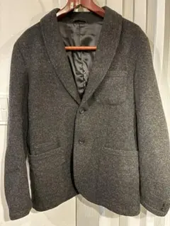 ダークグレー ウールテーラードジャケット　TAKEO KIKUCHI TOKYO