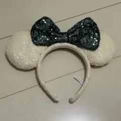 ミッキー型スパンコールカチューシャ