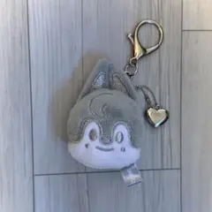 バンチャン wolfchan フェイスキーリング シルバー　ウルフチャン