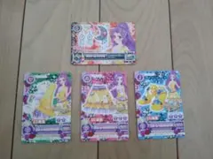 アイカツカード イエロームーンカクタスコーデ 4枚セット 神崎美月