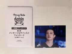 スキズ バンチャン StrayKids 映画 入場者特典 第一弾 フォトカード