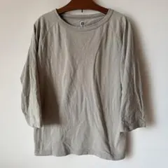 Dana Faneuil ダナファヌル ベージュ七分袖Tシャツ3