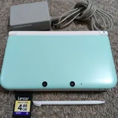 ☆動作良好☆ Nintendo 3DSLL ミント×ホワイト ☆液晶画面良品☆