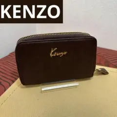 KENZO ケンゾー コンパクトウォレット コインパース コインケース ブラウンのサムネイル