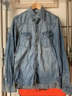 レミレリーフ　デニムシャツ　sサイズ