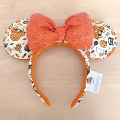 ディズニー ハロウィン カチューシャ パンプキン 香港ディズニー オレンジ