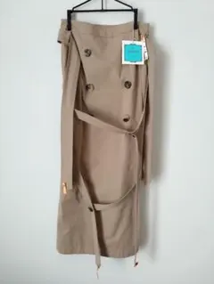 rokh◆ロック◆ラップスカート◆トレンチ風スカート◆巻きスカート