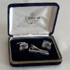 メンズ アクセサリー カフス ネクタイピン 三宅時計舗 セット