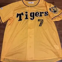 糸井嘉男　ユニフォーム　 L 阪神タイガース 糸井嘉男 kid'sユニフォーム刺繍 | 特攻服の刺繍