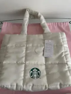 新品未使用　タグ付き　スタバックス　キルティングバッグ