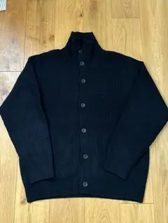 ユニクロ　スフレヤーンスタンドカラーカーディガン