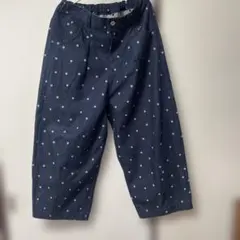 クラウドナイン　ドット刺繍　デニムパンツ