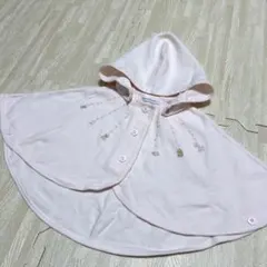 familiar ポンチョ　ピンク