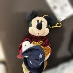 ミッキー　ファンタジア85周年記念　ぬいぐるみキーホルダー