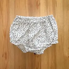 新品　花柄　ブルマ　アイボリー　90cm