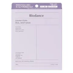Biodance キャビアPDRNリアルディープマスク 4枚入