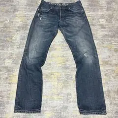 00s【archive】grunge fade denim/Y2K/809