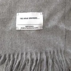 THE INOUE BROTHERS... ベビーアルパカ マフラー グレー