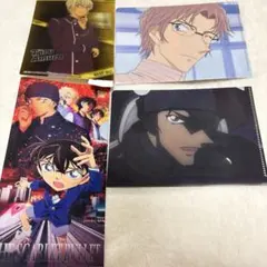 名探偵コナンミニクリアファイル 江戸川コナン 安室透 赤井秀一 沖矢昴