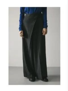 STYLEMIXER フロントカシュクールワイドパンツ