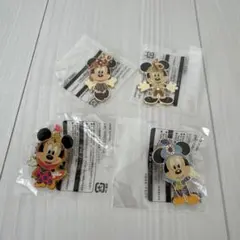 ディズニーシー ディズニーランド ピンバッジ チャーム 4個セット