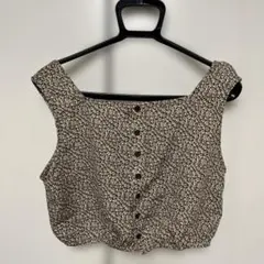 Kastane 花柄 クロップドトップス Freeサイズのサムネイル