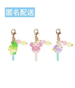 ディズニーパルパルーザ　チャームセット　ドナルド、ミニー、デイジー3点