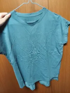 くすみブルーフレンチスリーブTシャツのサムネイル
