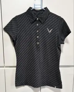 Callaway ゴルフ 半袖ポロシャツ レディース M ブラック