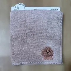 【Francfranc】フランフラン バロット抗菌防臭ハンカチ プードルベージュのサムネイル