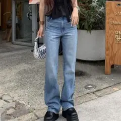 フレアデニムパンツ GRL (cu161)