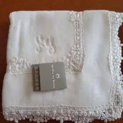 値下げ　新品未使用　mila schon　ミラ・ショーン　タオルハンカチ ◆31