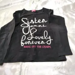 Sister Jenni ブラック 長袖カットソー　130