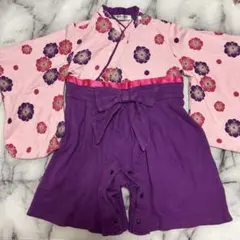 ベビー 袴ロンパース お食い初め 百日祝い 100日祝い 初節句 節句 お宮参り