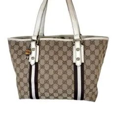 GUCCI GGキャンバス シェリーライン トートバッグ　（Jolicoeur）
