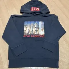 RAD CUSTOM ロケットプリント パーカー