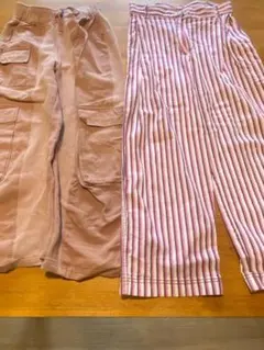ZARA キッズ パンツ 122 女の子 2本セット