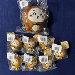 ちいかわ　たぬきだもんくじ　B賞ちいかわ　C賞マスコット　セミコンプセット