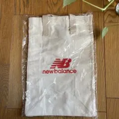 newbalance トートバッグ オフホワイト　新品未使用　エコバッグ　非売品
