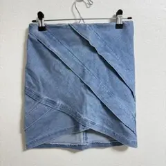デイライルノアール デニムスカート ミニスカ カシュクール ニットトップス