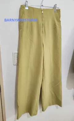 BARNYARDSTORM イエロー ワイドパンツ ジッパー前開き