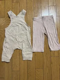 美品　H&M 長袖カバーオール　ズボン　セット6-9M