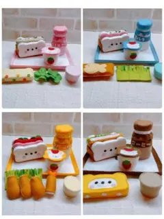 フエルトおままごと サンプルページ【サンドイッチセット】