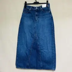 新品　UNIQLO ユニクロ　デニム　パネルロングスカート