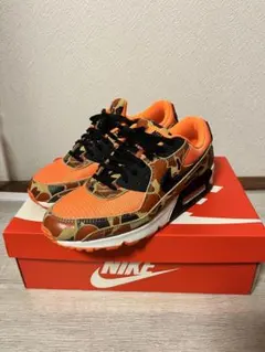 Nike Air Max 90 オレンジ カモフラージュ　箱付き　27cm