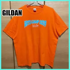 古着 ギルダン アーツキャンプ2019 プリントTシャツ オレンジ XL
