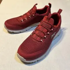 【極美品】SKECHERS メモリーフォーム 赤 26.5cm